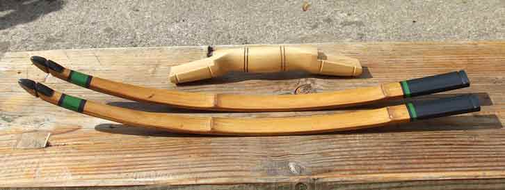bamboo bow with limbs